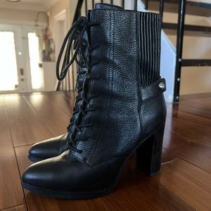 Michael Kors Heeled Combat Style Boots